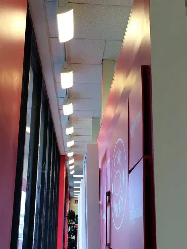 Retail build-out electrical installation by ABE'S Electric