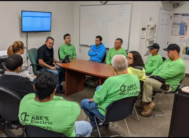 The ABE'S Electric team in Kissimmee, Florida